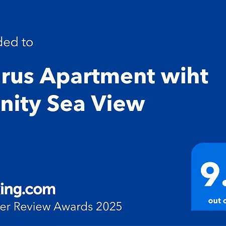 Apartment Glarus Wiht Infinity Sea View *